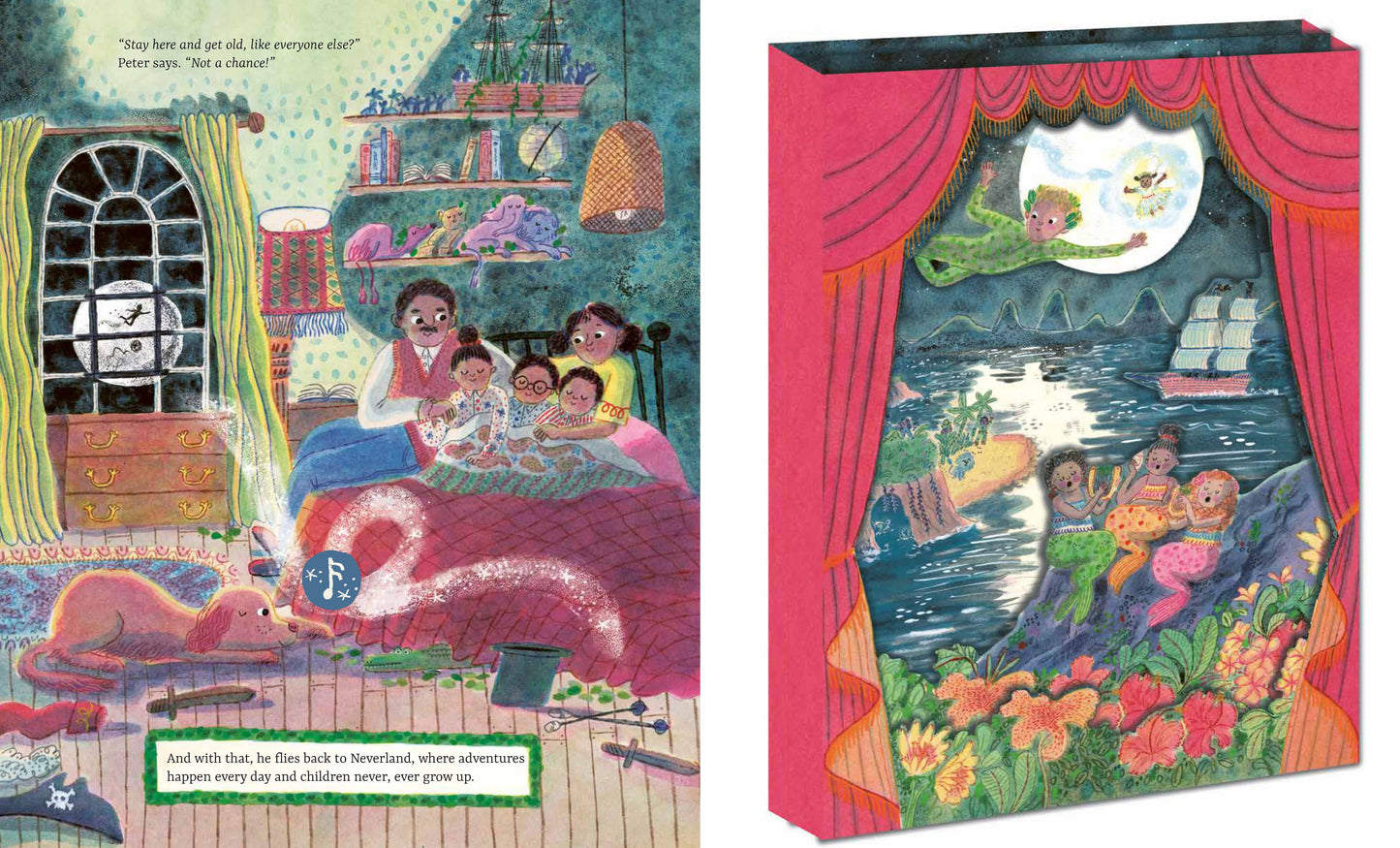 All the World's a Stage: Peter Pan - A pop-out sound adventure (Hardback)