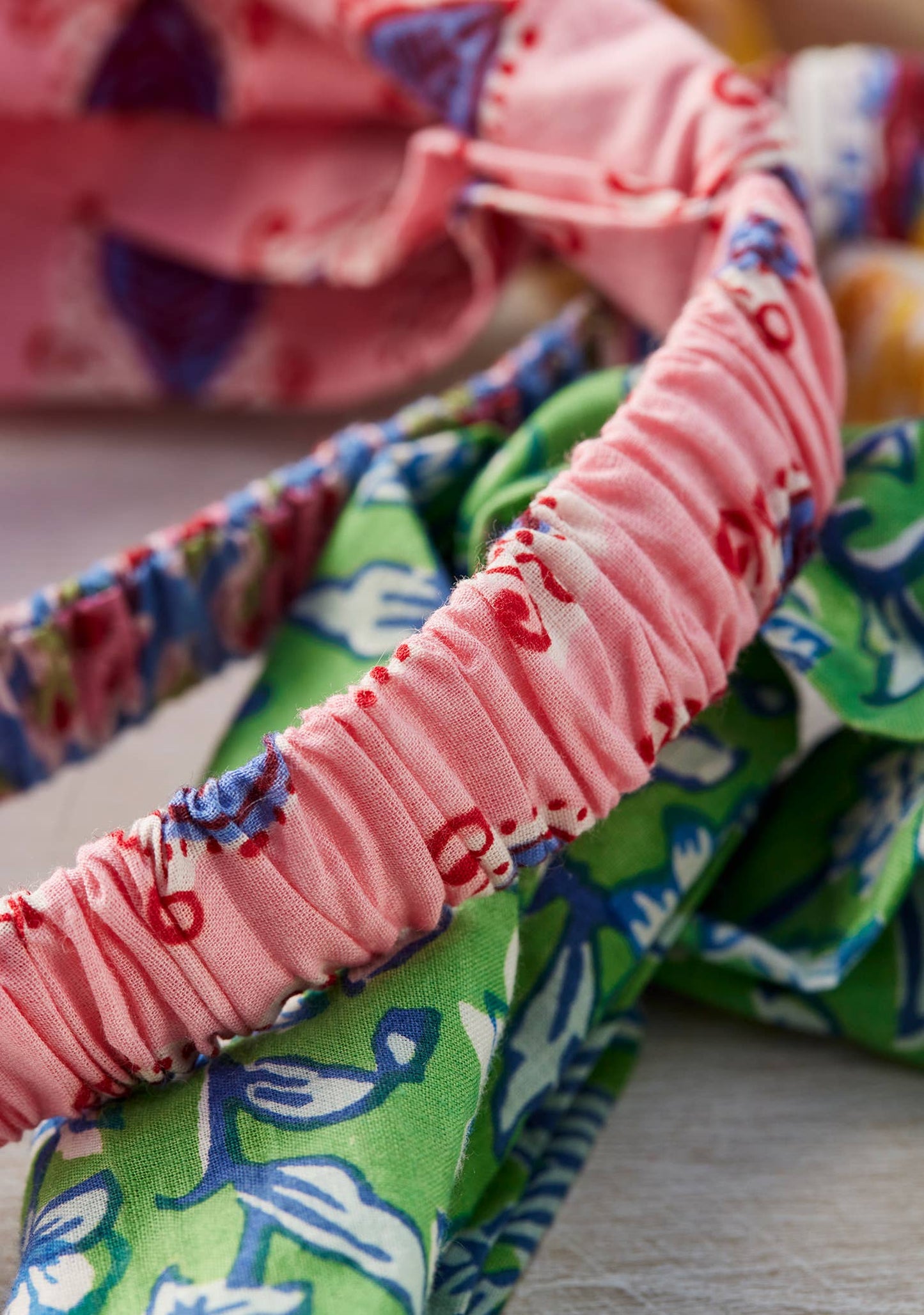 Block Print Knot Hairband - Mixed Prints