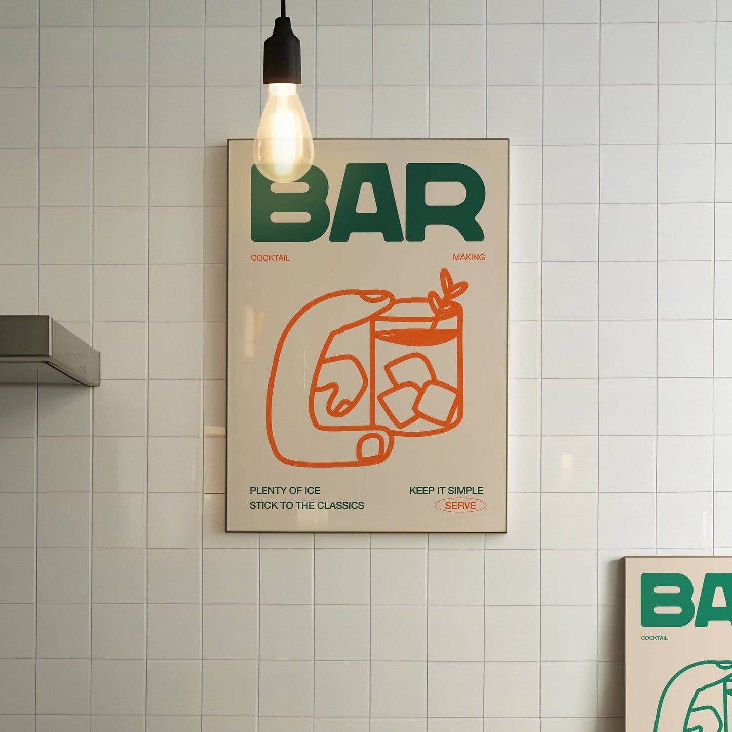 Bar Cocktail print by Lune