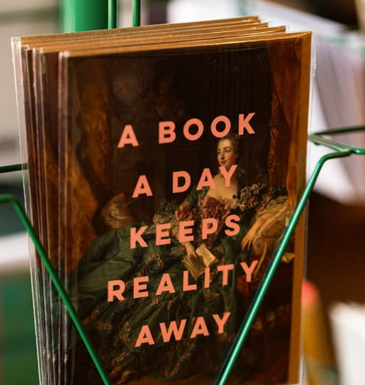 A Book A Day Greetings Card