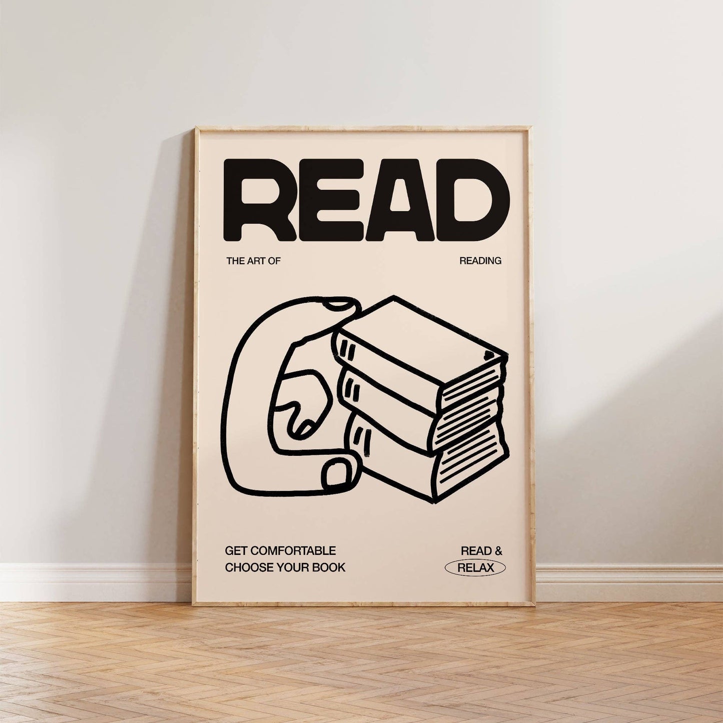 'Lire', dessin à la main par Lune
