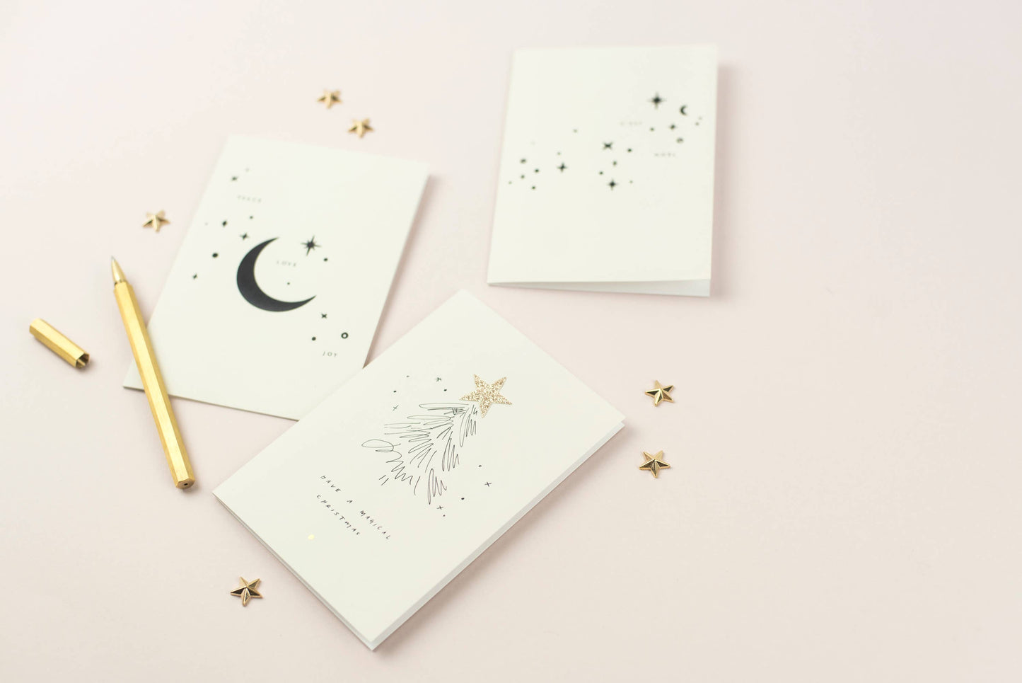 Peace Love Joy Christmas Card