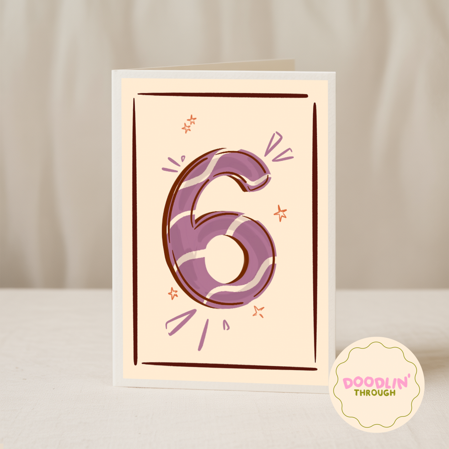 Age 6 A6/5x7 collab card x DT