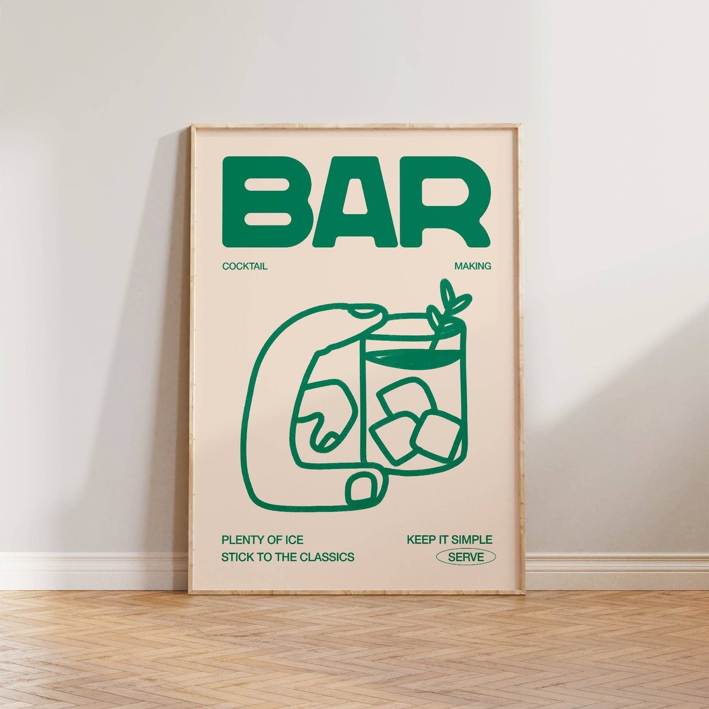 Bar Cocktail print by Lune