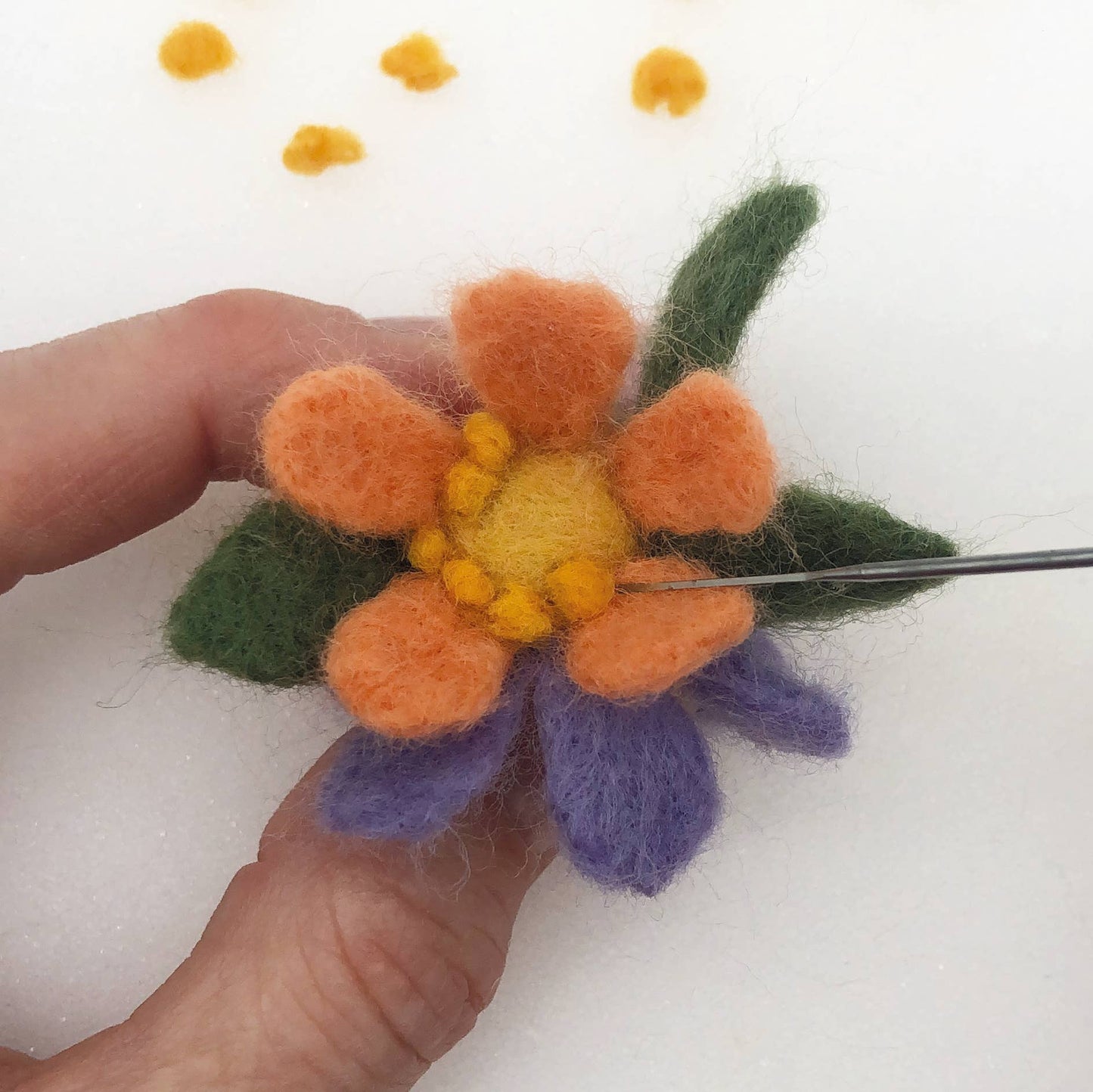 Needle Felting Kit - Springtime. A Pretty Craft for Easter