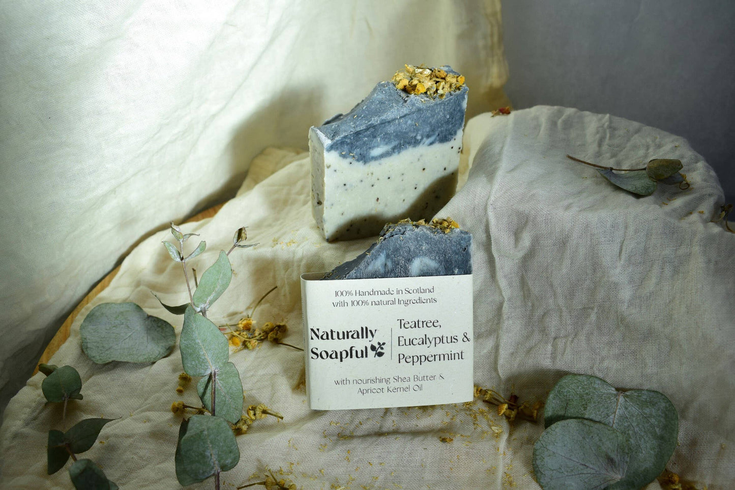 Teatree, Eucalyptus & Peppermint Handmade Soap