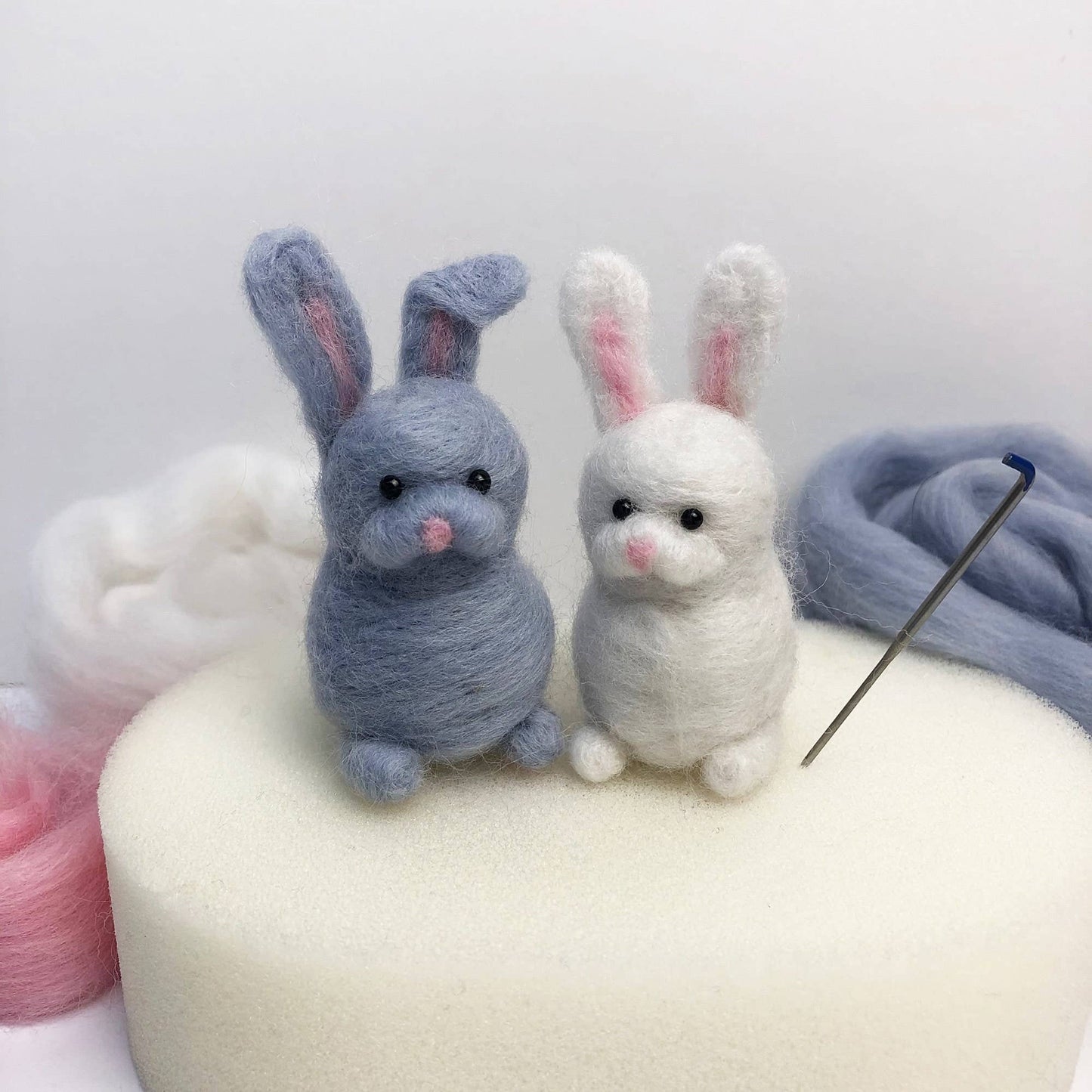 Needle Felting Kit - Rabbits