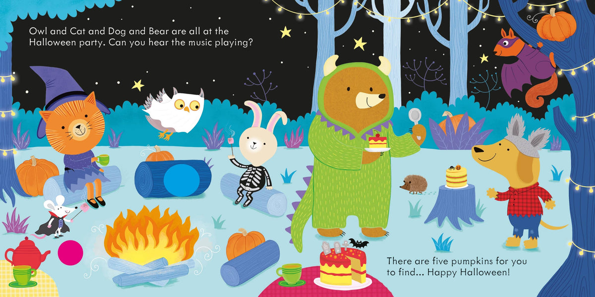 Halloween Sound Book – Board Book for Ages 1-2