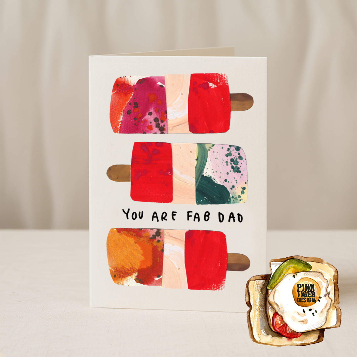 You are fab dad 5x7/A6 card Collab X PTD