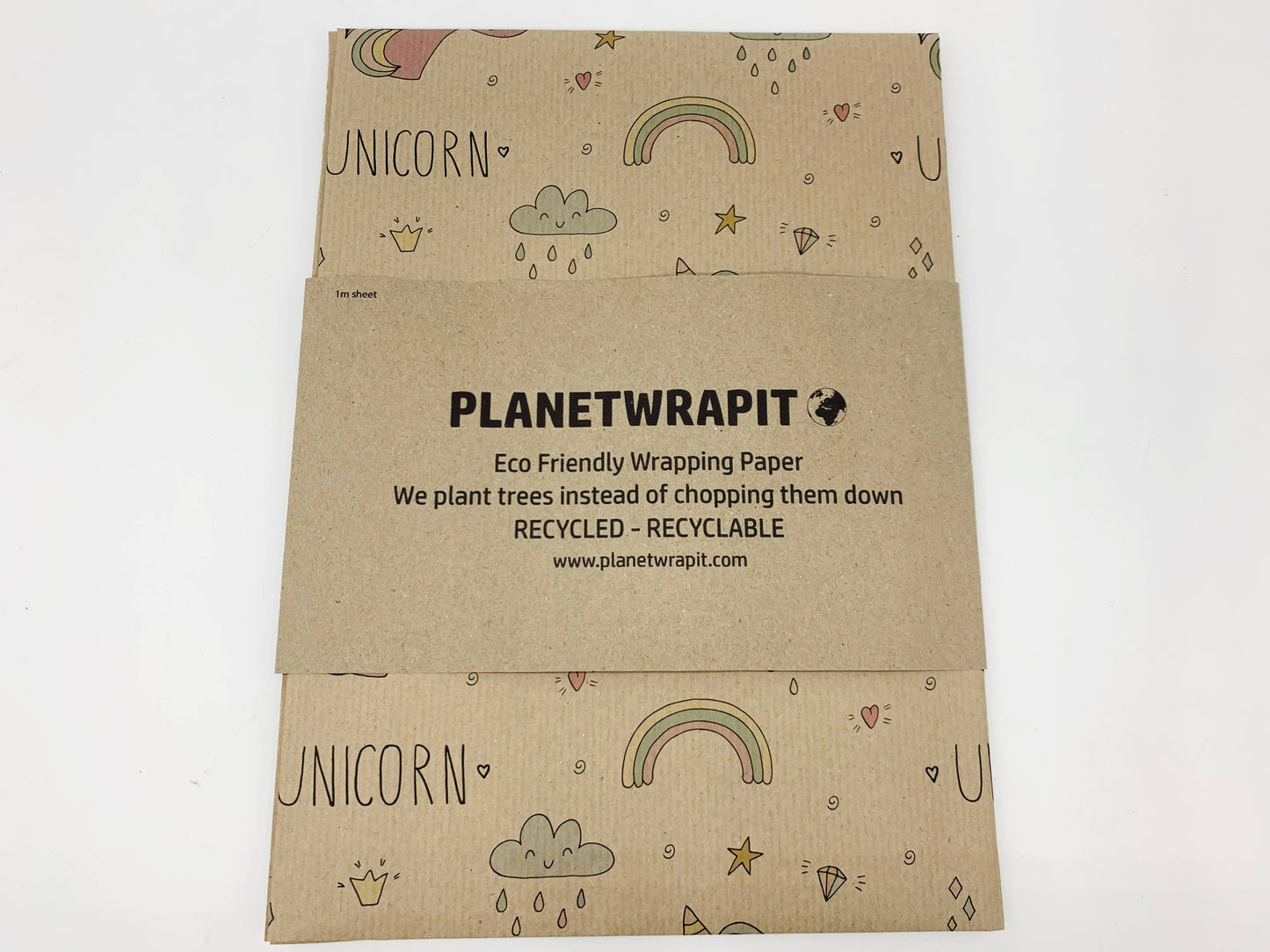 Unicorn Recycled Kraft Wrapping Pape