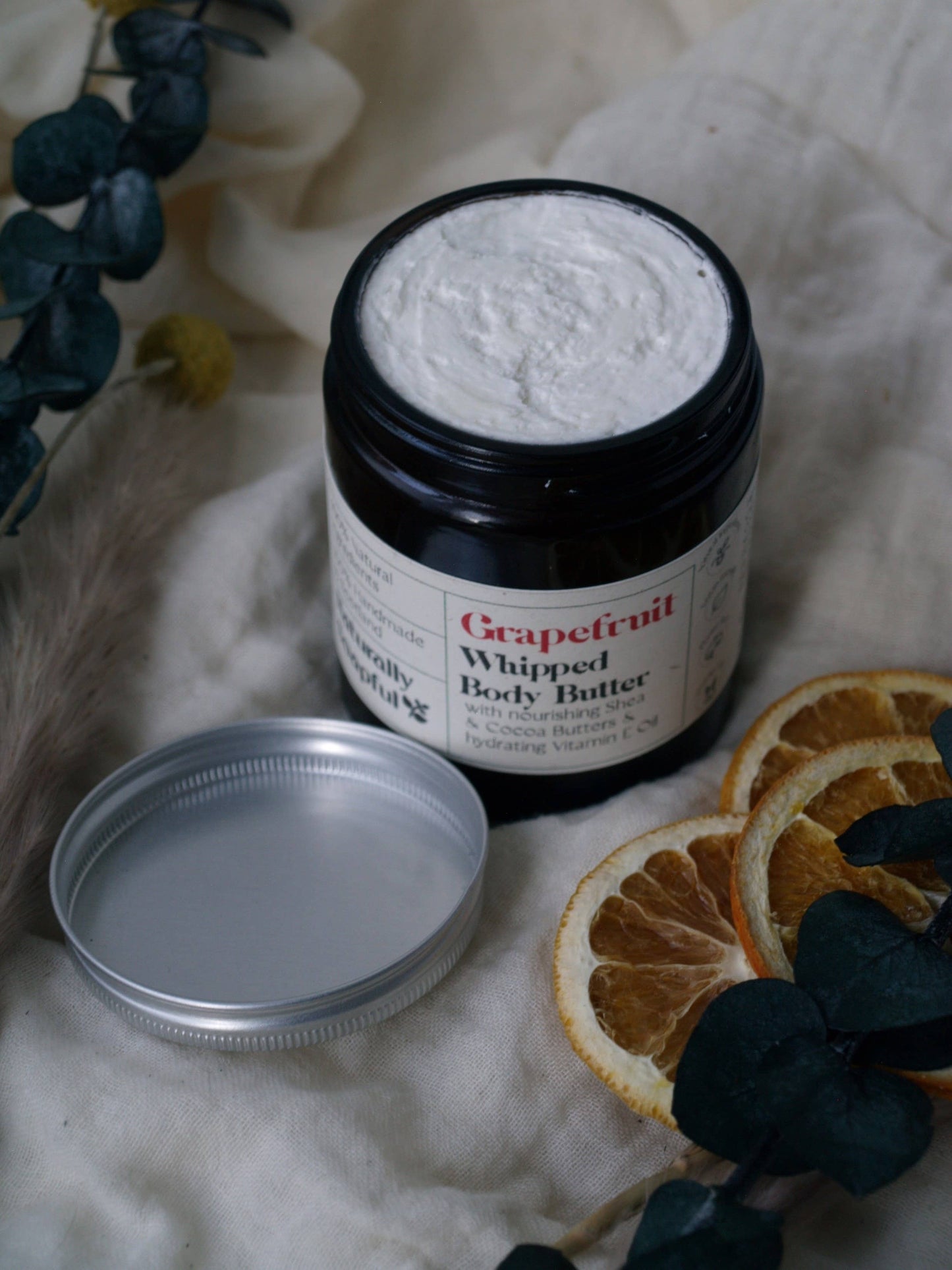 Grapefruit Whipped Body Butter, 100% Natural Ingredients
