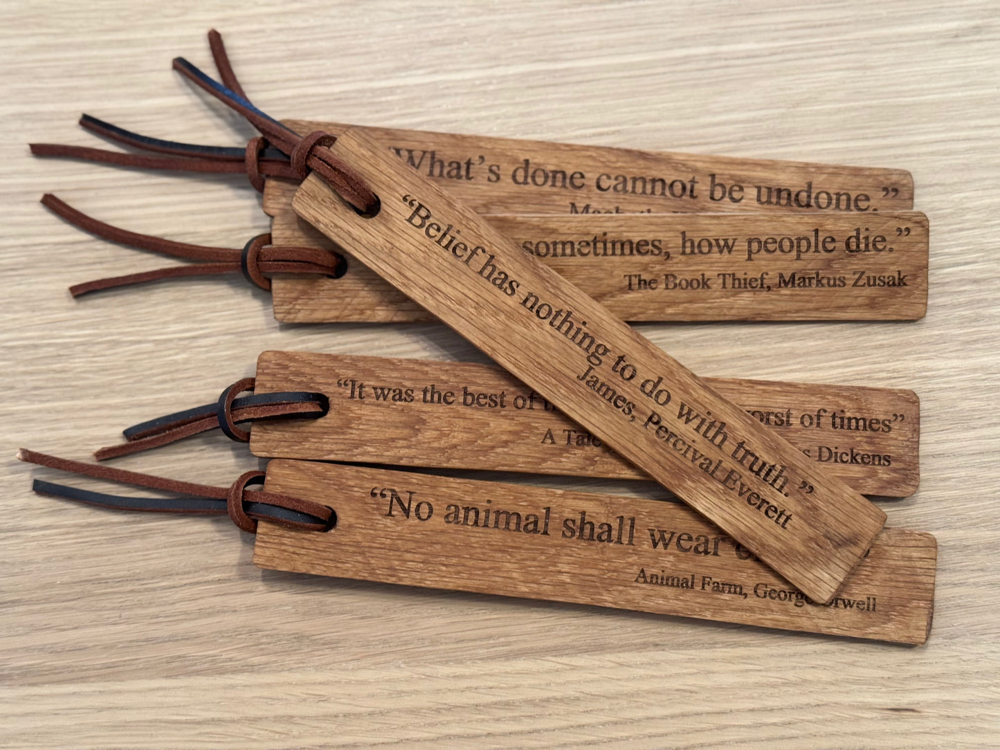 Oak Bookmark