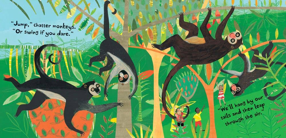 Nous errons dans la forêt tropicale - Livre pour enfants