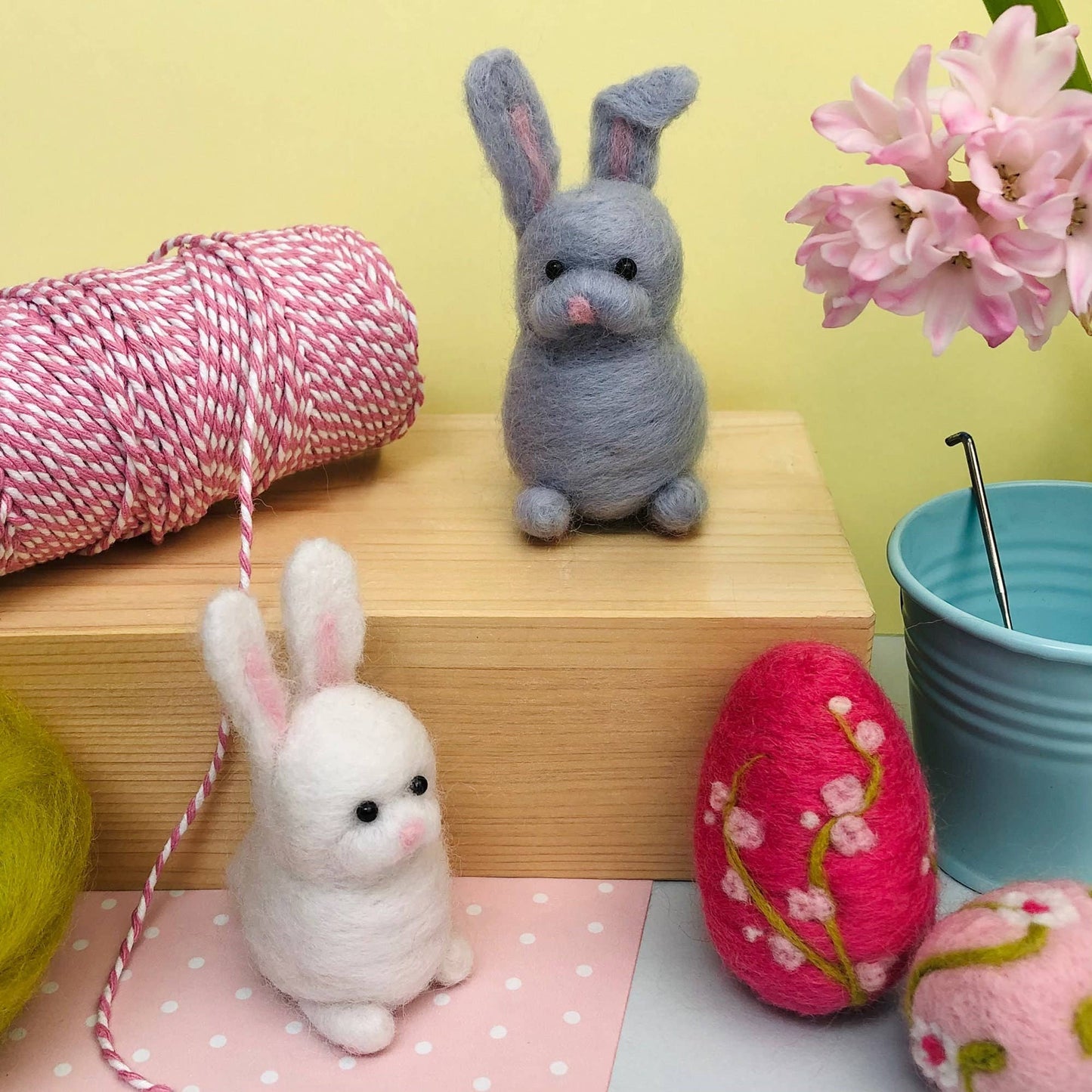 Needle Felting Kit - Rabbits