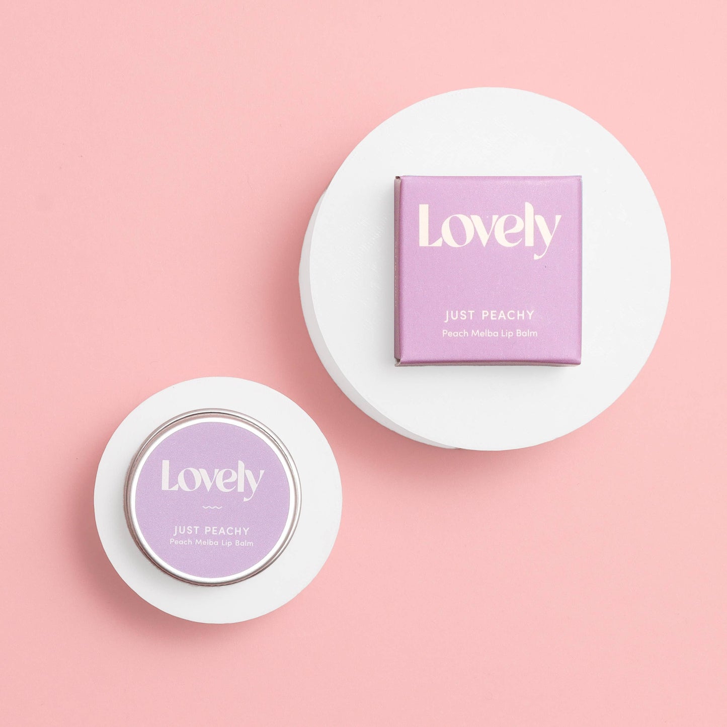 Lip Balm - Just Peachy - Peach Melba