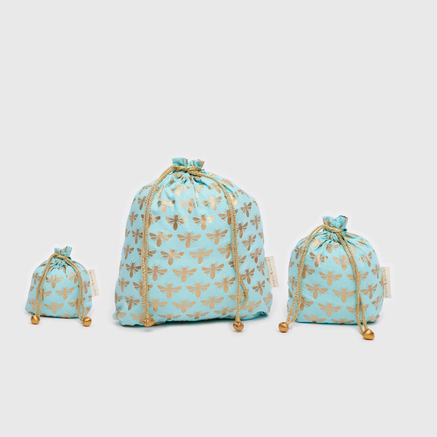 Reusable Fabric Gift Bags Double Drawstring- 2024 Collection