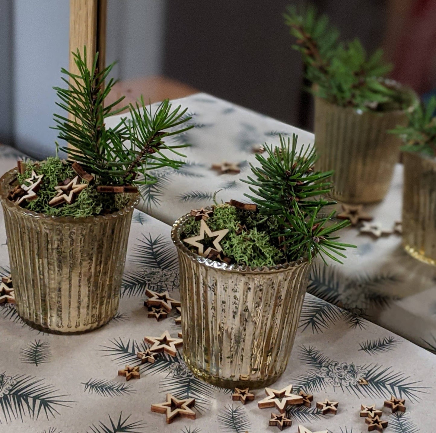 Pine Cone Kraft Wrapping Paper | 3mtr roll | Eco Gift Wrap