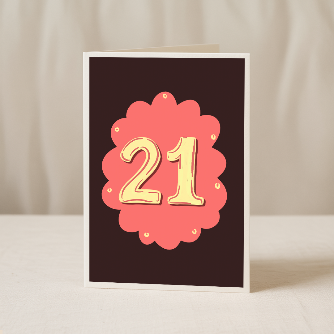 Age 21 A6/5x7 collab card x DT