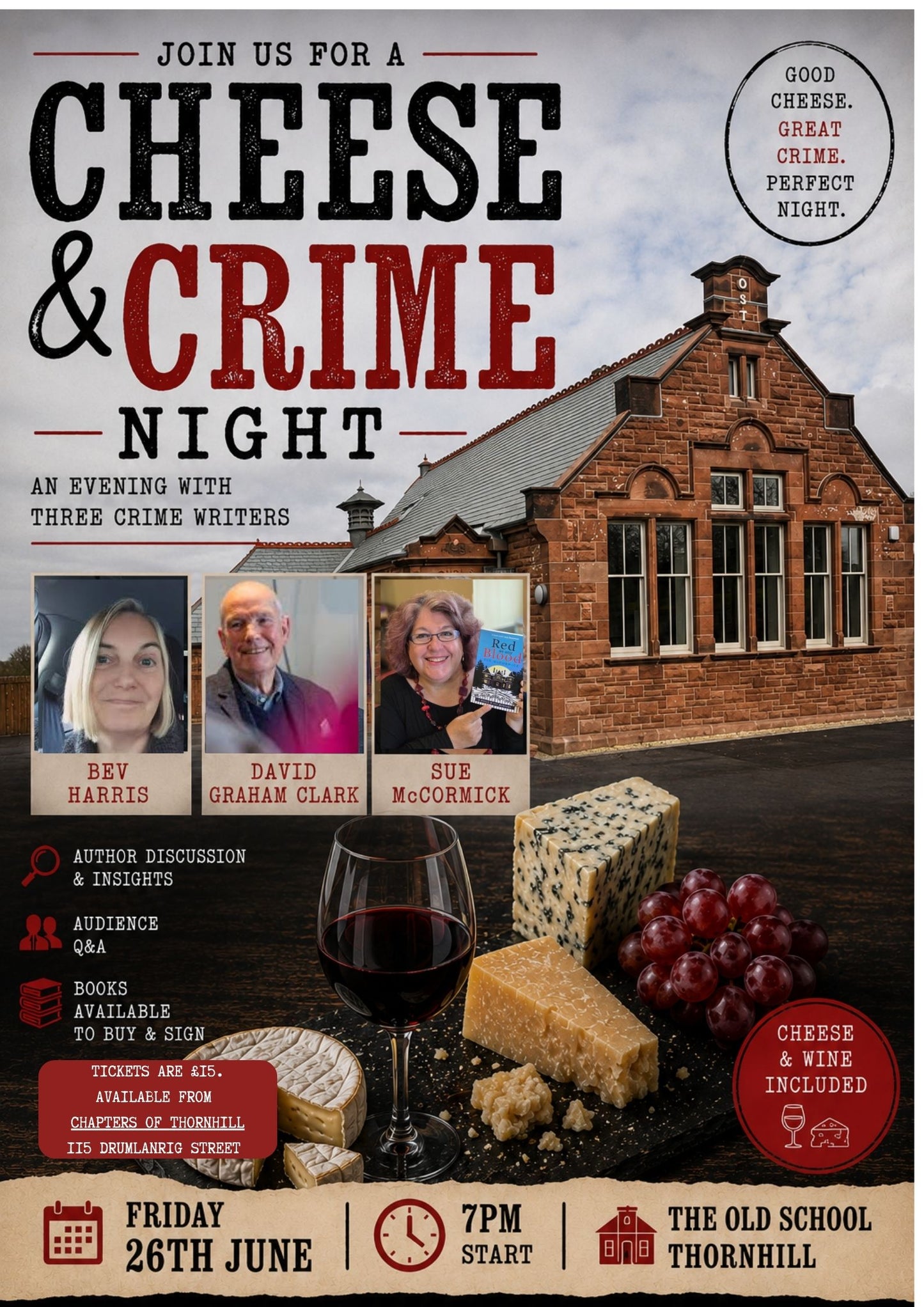Cheese and Crime Night