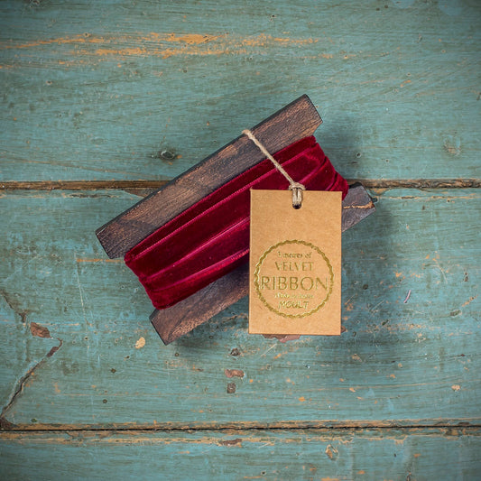 Rich Red Velvet Ribbon