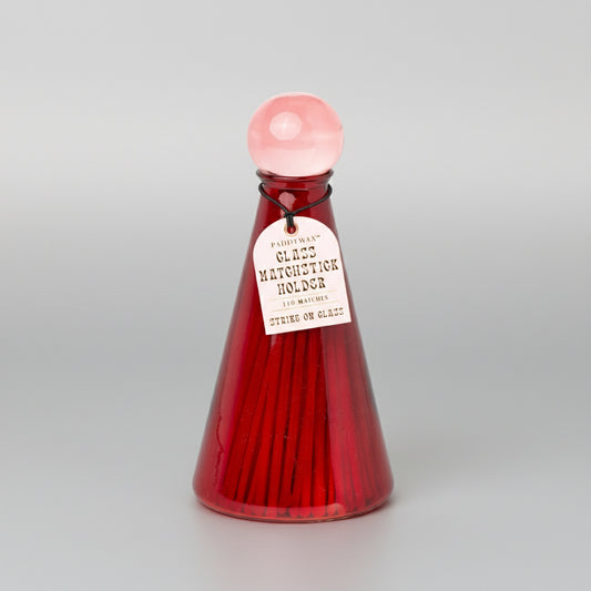 Paddywax Coloured Glass Match Holder