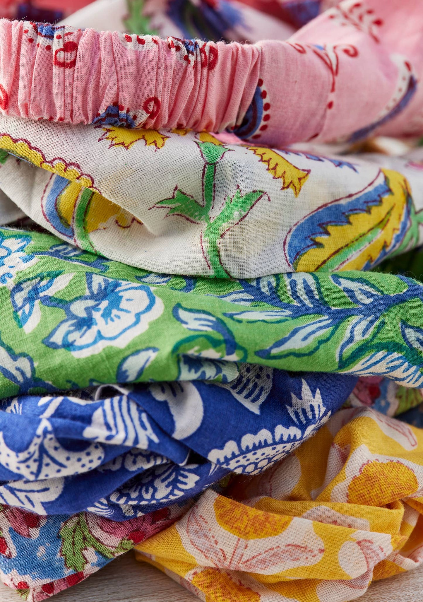Block Print Knot Hairband - Mixed Prints