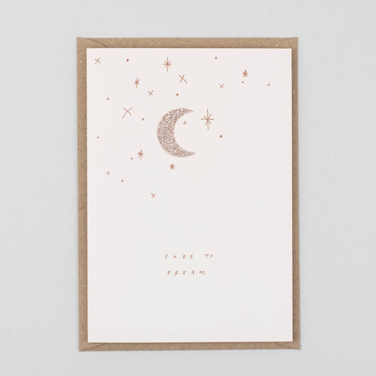Dare To Dream Handfinished Card