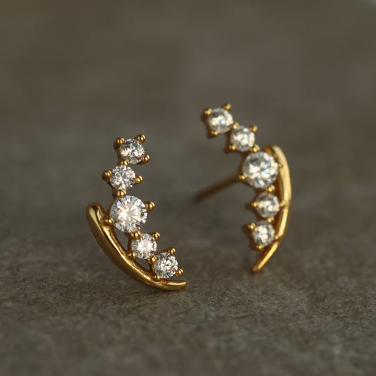 Lily of the Valley Stud Earrings
