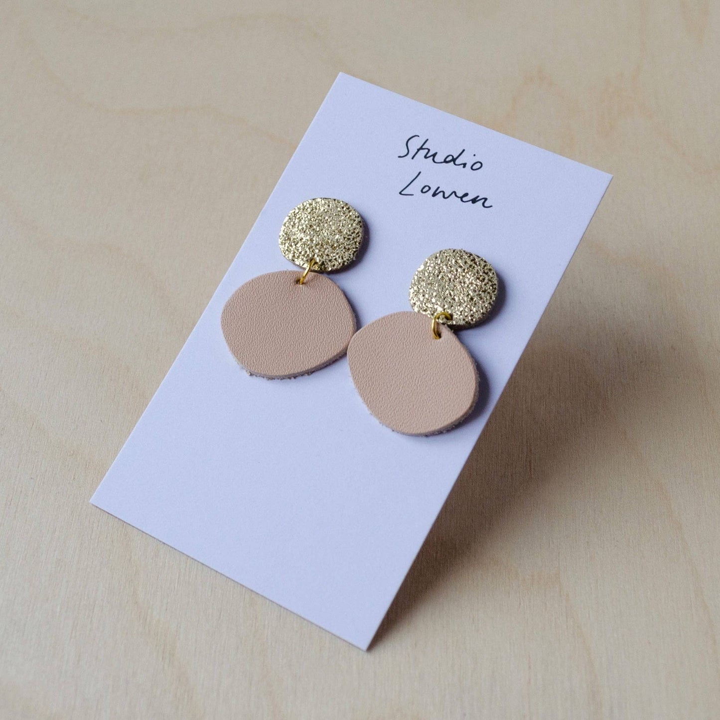 Bili Pop Leather Earrings