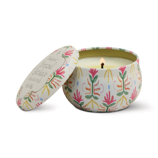 Paddywax Tulip Tin Candle - Bronzed Gardenia