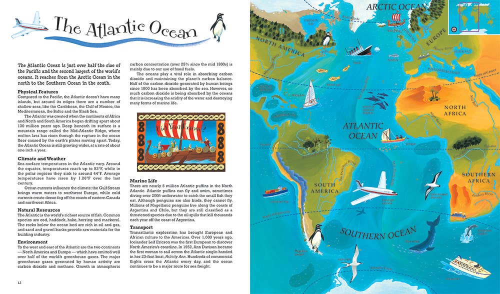 Barefoot Books World Atlas - Children's Book