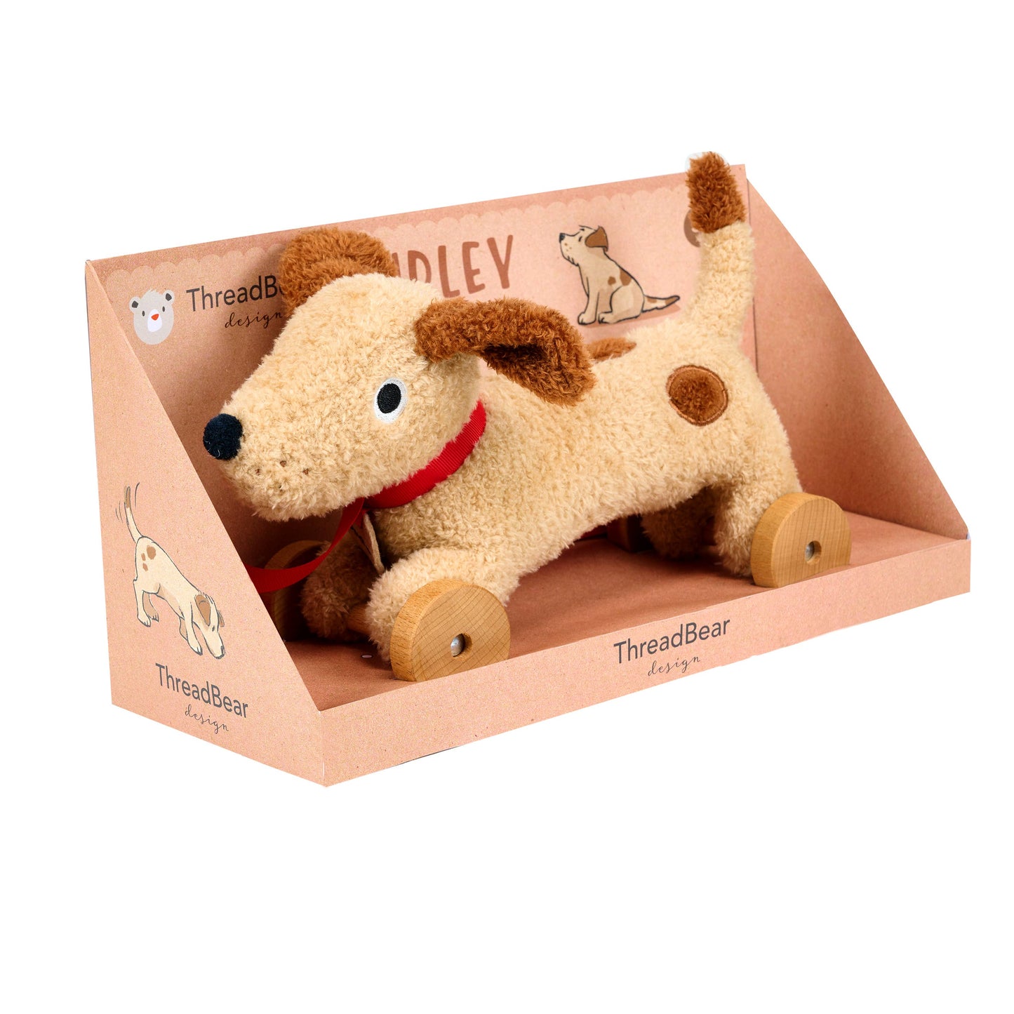 ThreadBear Dudley Pull Along Dog