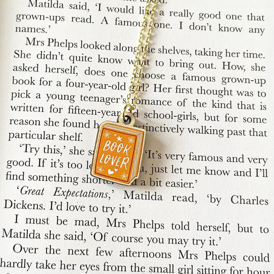 Book Lover Necklace