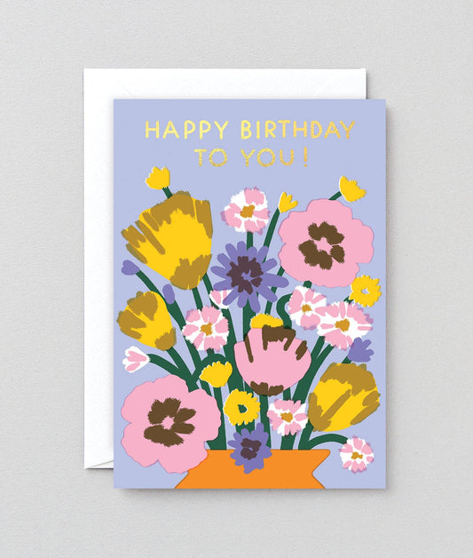 Happy Birthday to You!' Foiled Greetings Card