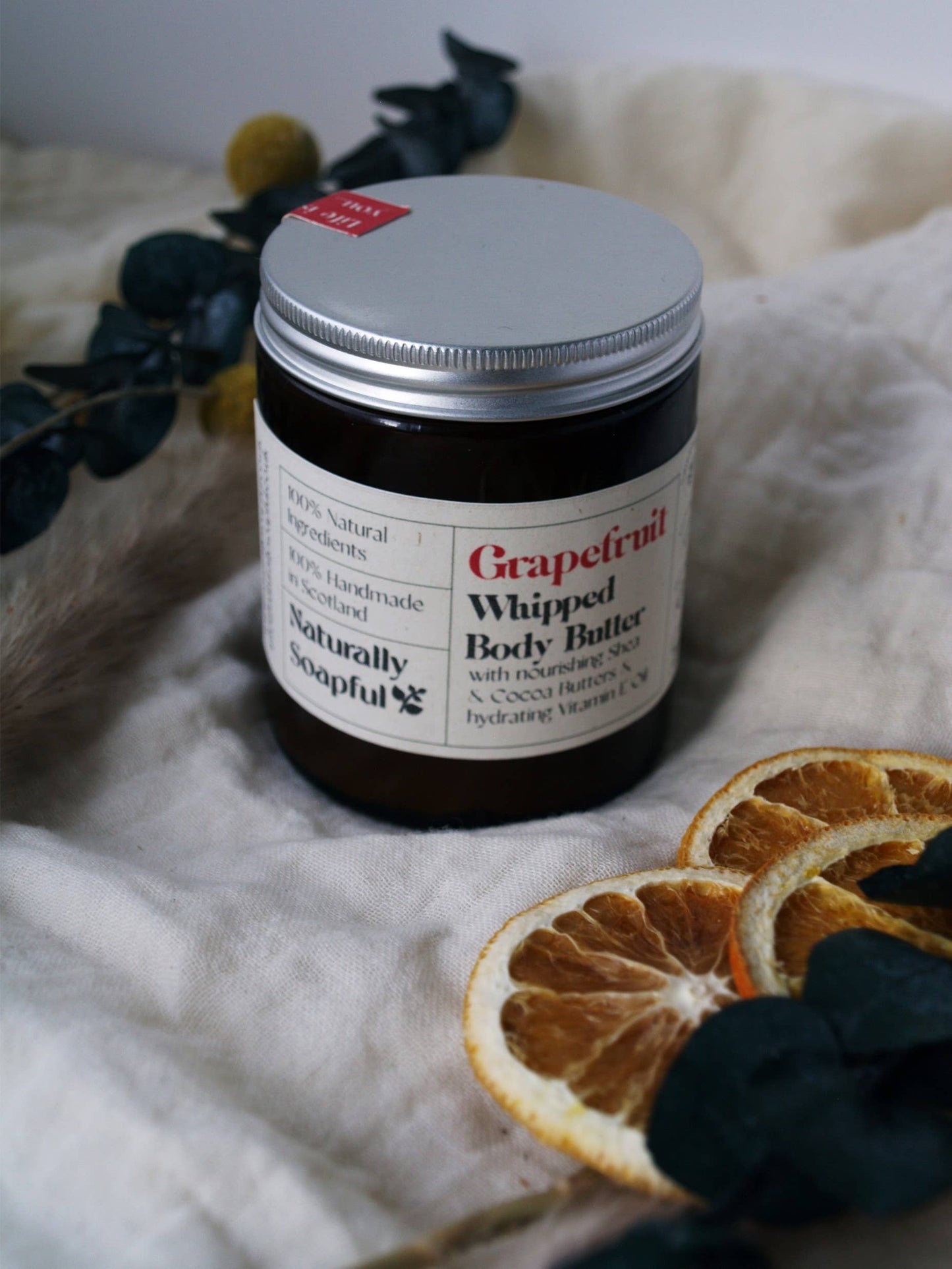 Grapefruit Whipped Body Butter, 100% Natural Ingredients