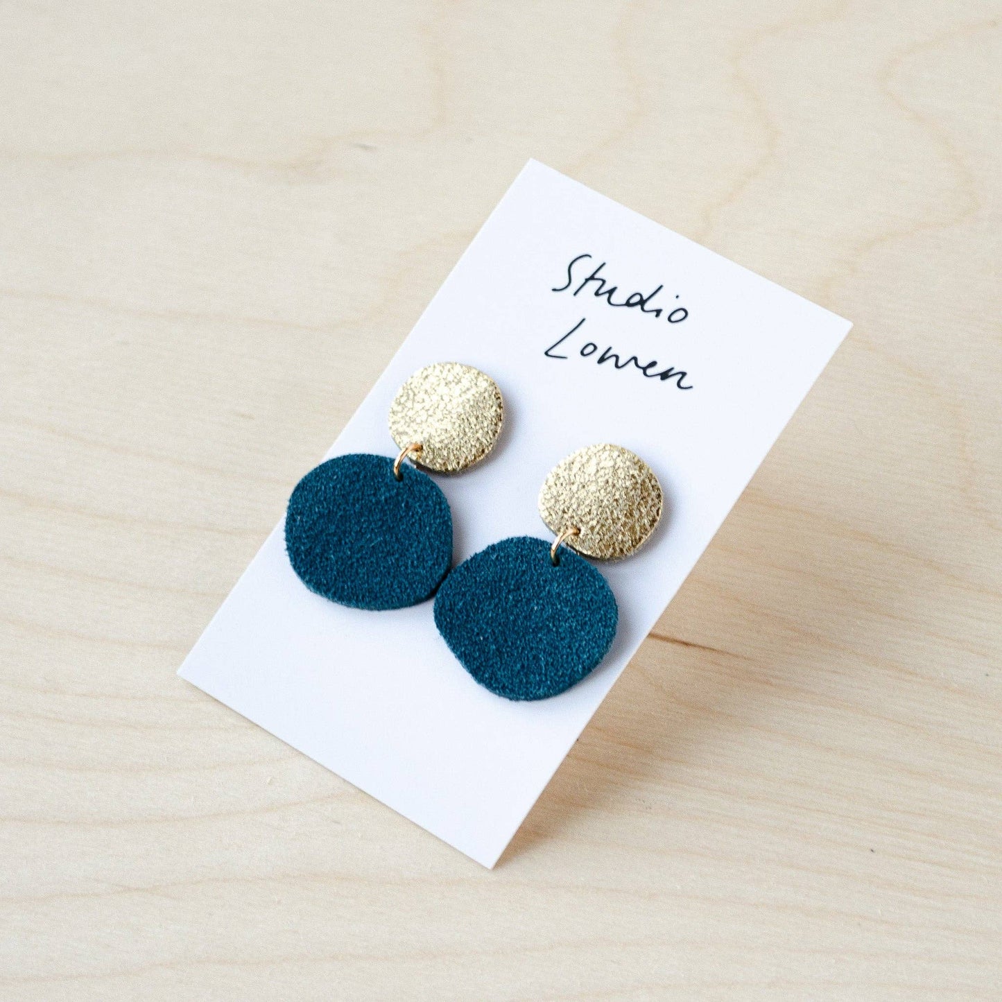 Bili Pop Earrings Suede