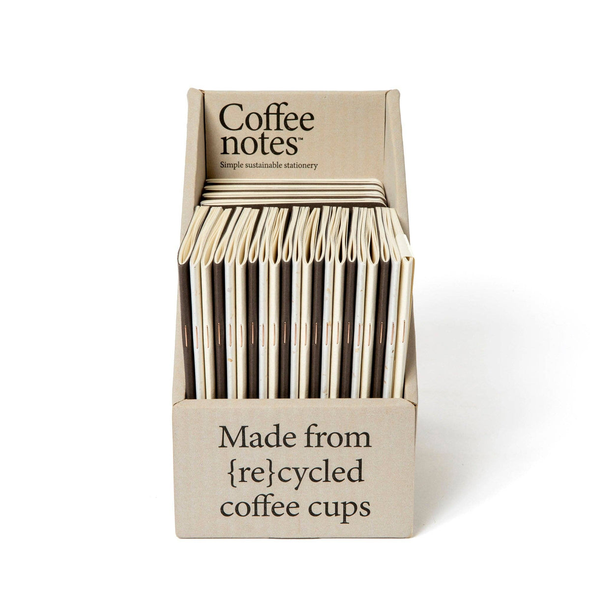 Notebook made from Recycled Coffee Cups