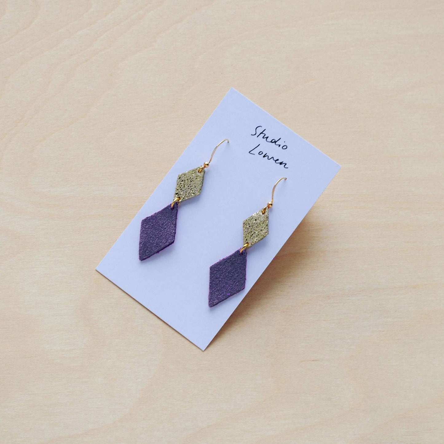 Chloe Dangle Earrings Suede