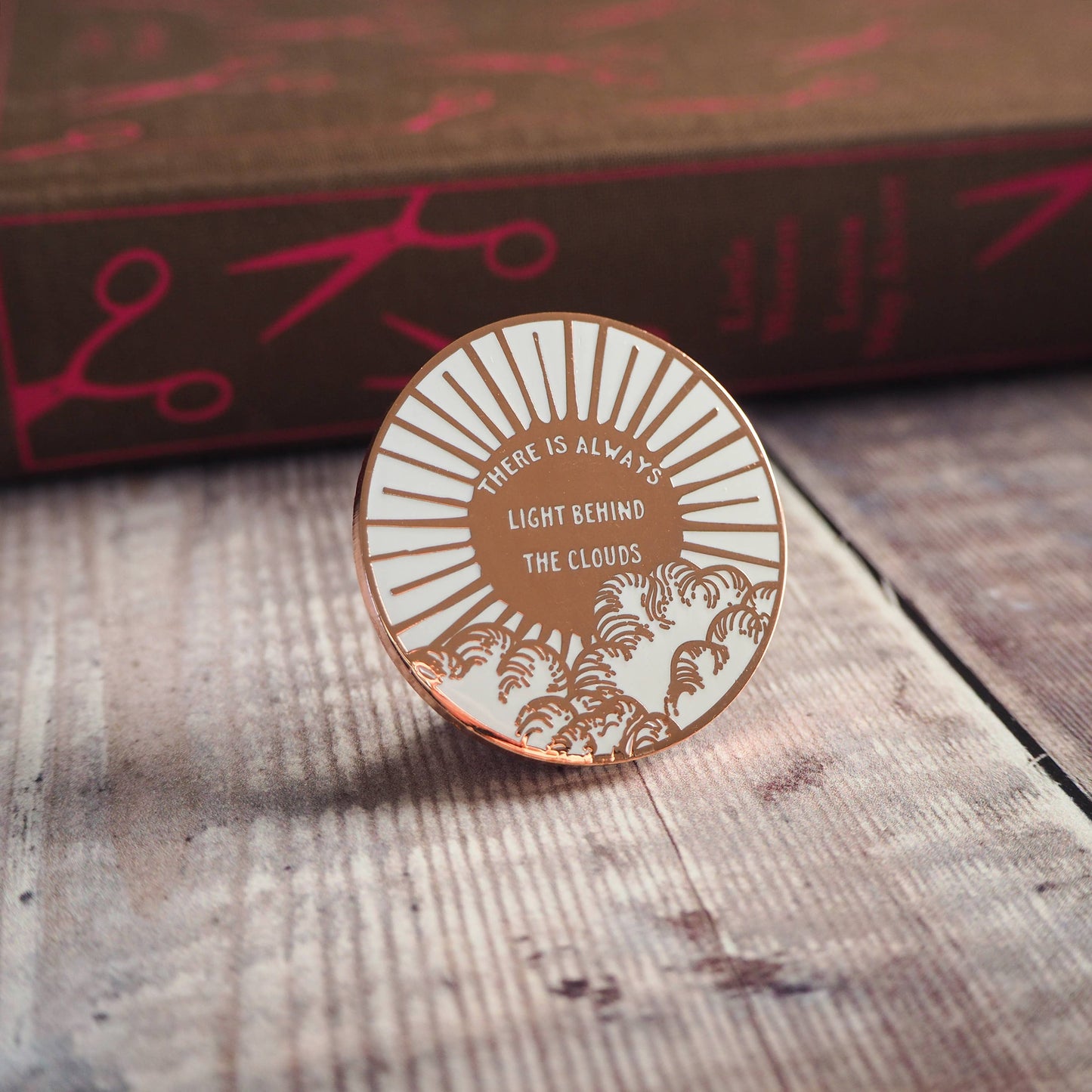 Little Women Light Behind The Clouds Enamel Pin Badge