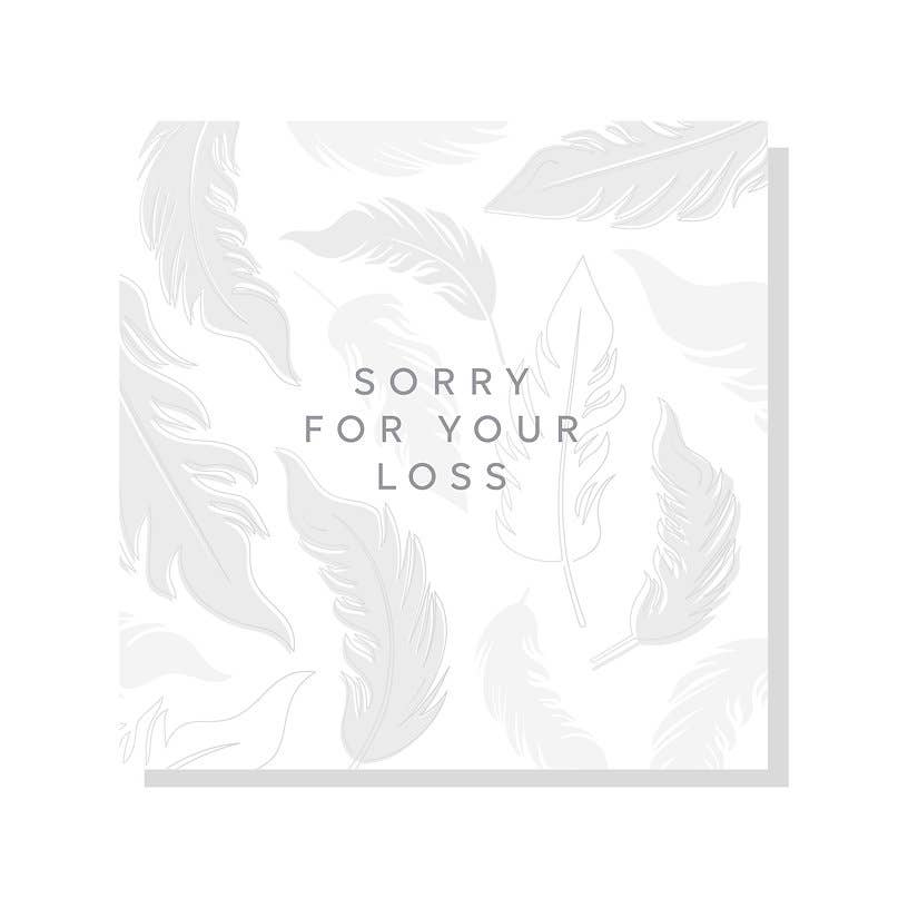 Sorry For Your Loss card