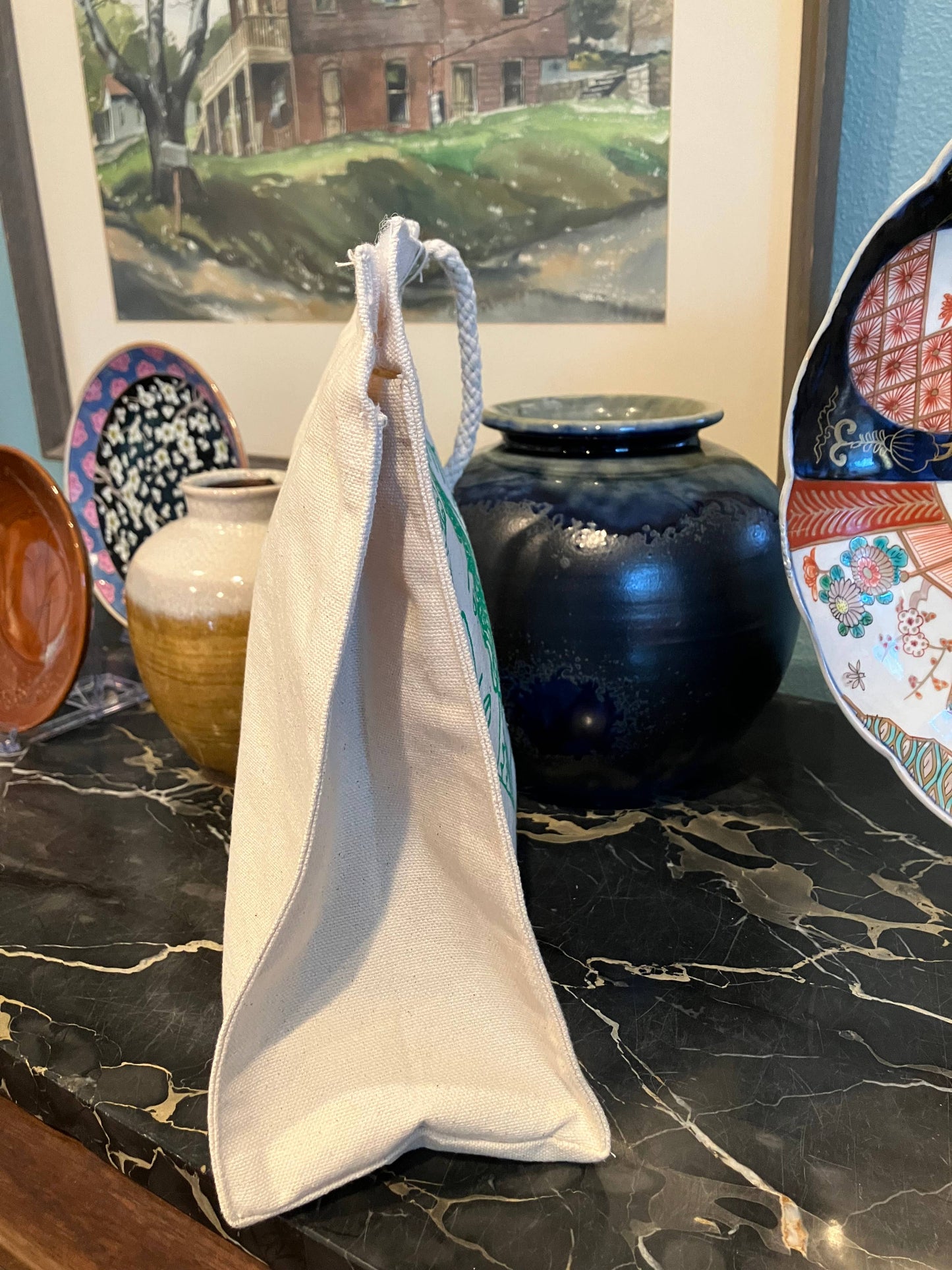 Sac à lunch en toile recyclée - Je n'envoie aucun compliment