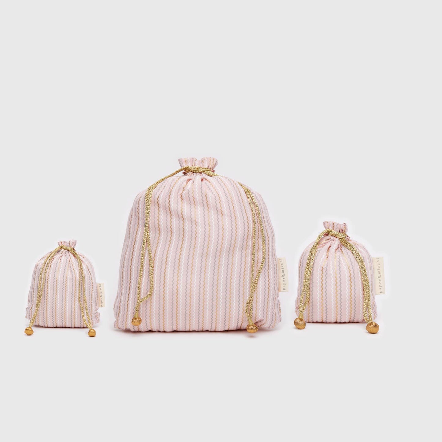 Reusable Fabric Gift Bags Double Drawstring- 2024 Collection