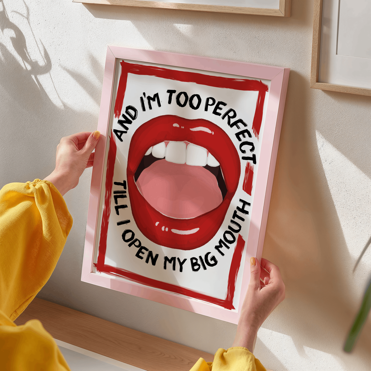 Till I Open My Big Mouth - Lola Young Messy Inspired Print