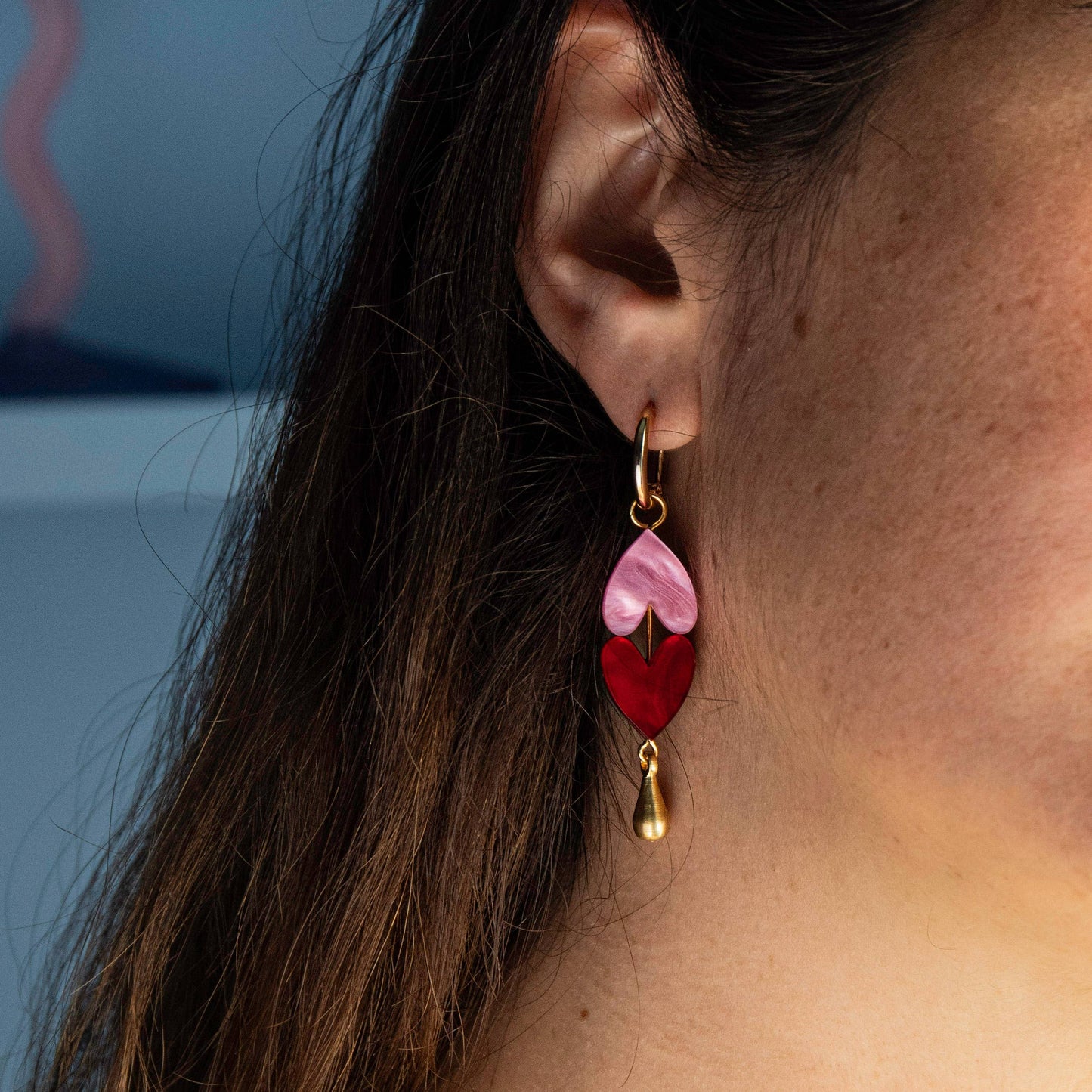 Queen of Hearts Drop Earrings