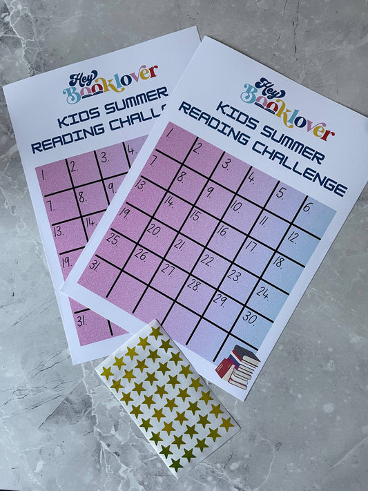 Kids Summer Reading Challenge with Stickers