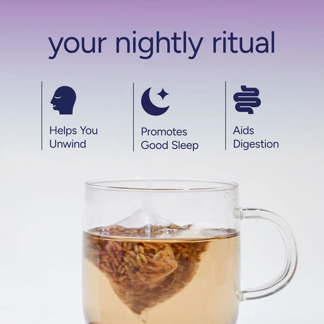 Sleepy Tea | Lavender Tea Bags | Plastic-Free Pyramid Bags
