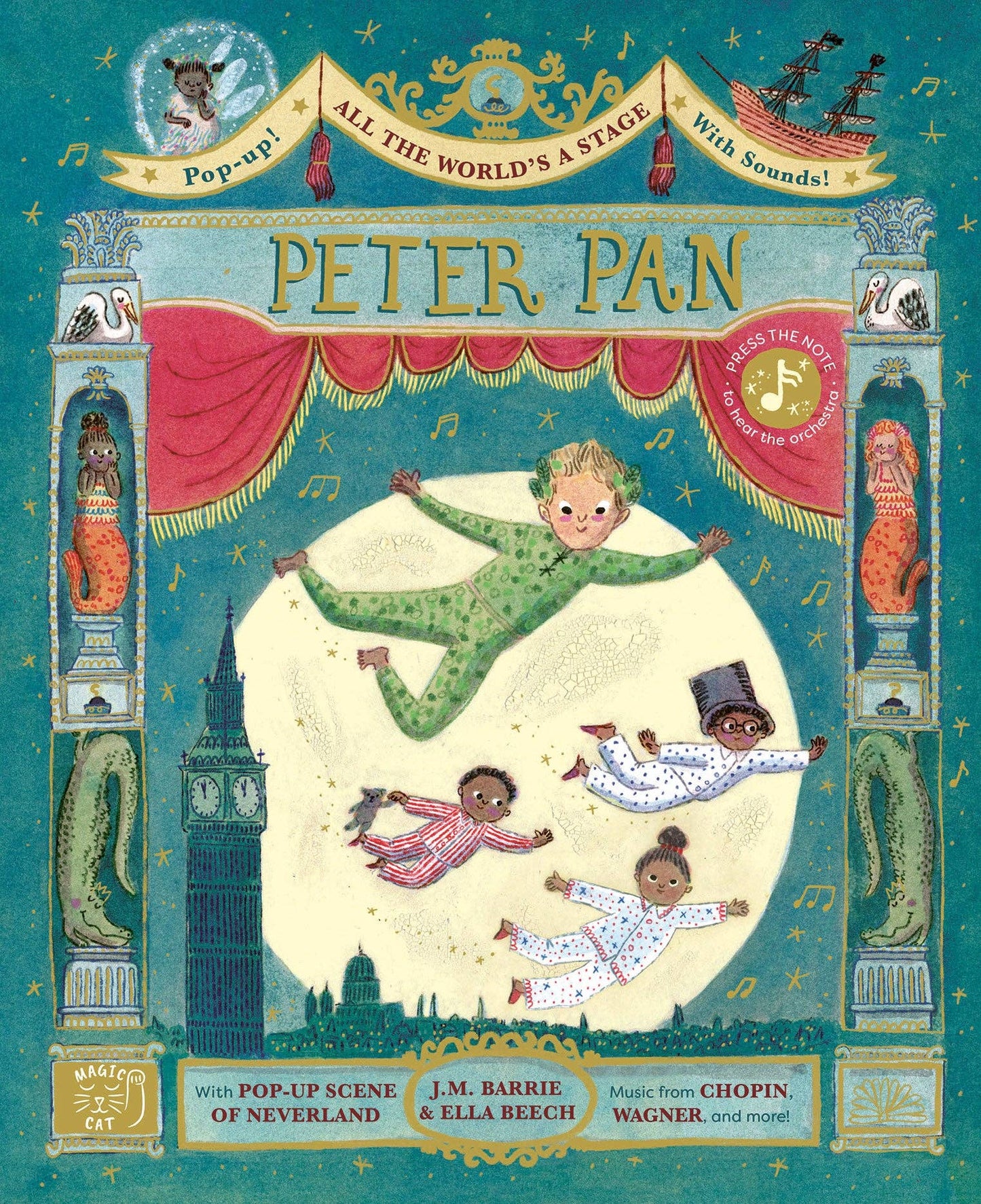 All the World's a Stage: Peter Pan - A pop-out sound adventure (Hardback)