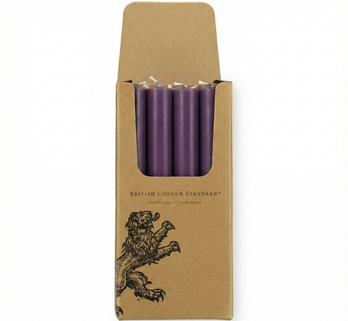 Egg Plant Eco Dinner Candles, 25 per pack
