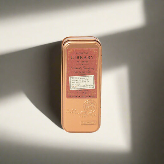 Paddywax Library Two Wick Travel Tin - Frederick Douglas