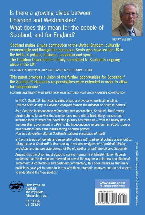 Scotland The Growing Divide by Tom Brown & Henry McLeish